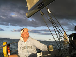 Yachting writer and journalist Sarah Ell