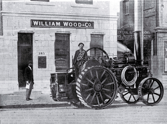 The new Fowler traction engine The new Fowler traction engine
