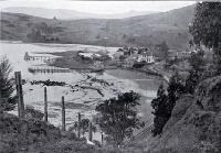 A view of the north end of Akaroa from Stanley Park 