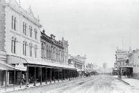 High Street looking north to the Post Office, Christchurch