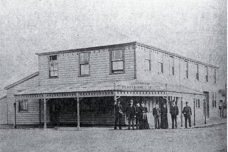 Mrs Merritt's boarding house at the corner of Hazeldean Road and Harper Street, Christchurch Mrs Merritt's boarding house at the corner of Hazeldean Road and Harper Street, Christchurch