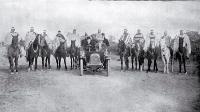His Excellency the Governor, Lord Plunket (1864-1920) at Tuahiwi Pa, Kaiapoi