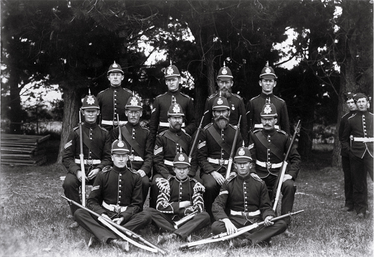 The Volunteers, probably the North Canterbury Rifle Battalion The Volunteers, probably the North Canterbury Rifle Battalion