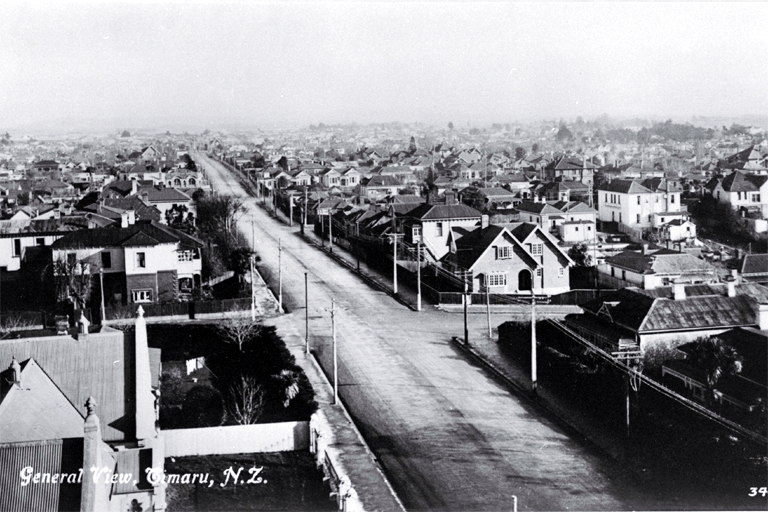 General view of Timaru, taken from a postcard General view of Timaru, taken from a postcard