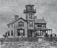 The house of Edwin Trent (1839-1883) on his chicory farm at Templeton