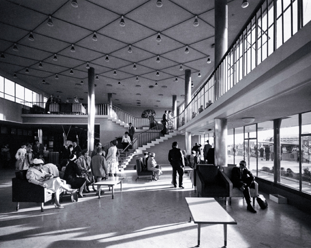 Passengers in one of the spacious lounges at the Christchurch International Airport Passengers in one of the spacious lounges at the Christchurch International Airport