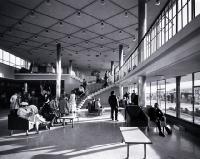 Passengers in one of the spacious lounges at the Christchurch International Airport 
