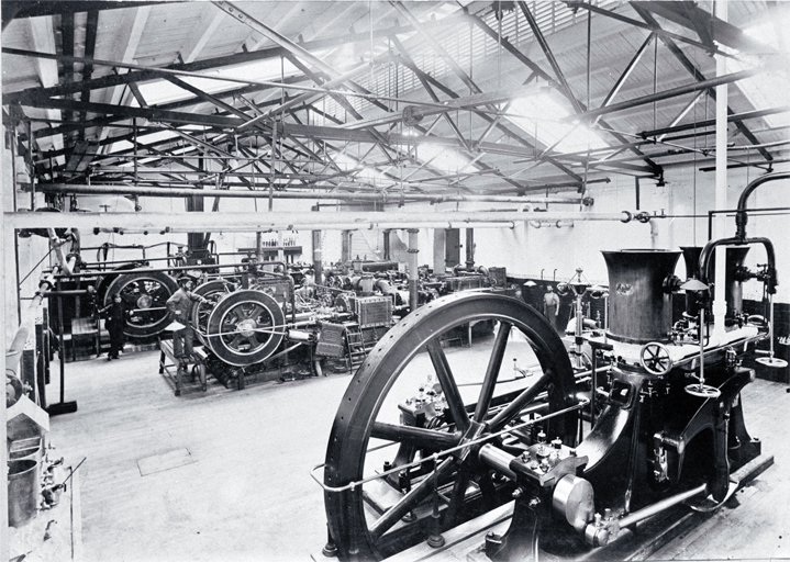 A general view of the engine-room at the New Zealand Refrigerating Company's Islington Freezing Works A general view of the engine-room at the New Zealand Refrigerating Company's Islington Freezing Works
