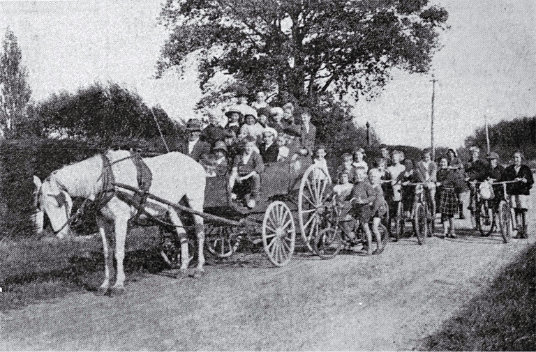 Children who attend the school on Coutts Island use all sorts of conveyances to reach their destination Children who attend the school on Coutts Island use all sorts of conveyances to reach their destination