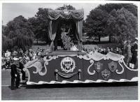 The services' float in the One Hundred Years of Progress parade