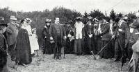 Sir Joseph Ward (1856-1930) opens Nurse Maude's Hospital at Wainoni.