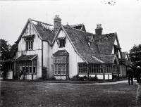 Old Bishopscourt showing damage from the fire that broke out Christmas Eve, 1924 
