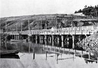 The old Ferry Bridge, soon before removal from over the Heathcote River, Christchurch