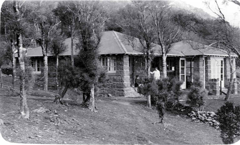 The Sign of the Bellbird, a tea-house, Kennedy's Bush on the Port Hills, Christchurch  The Sign of the Bellbird, a tea-house, Kennedy's Bush on the Port Hills, Christchurch