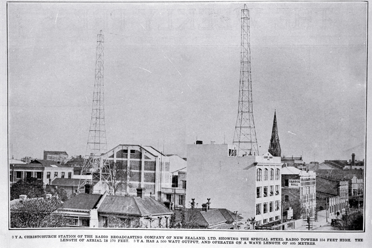 3YA Christchurch Station of the Radio Broadcasting Company of New Zealand 3YA Christchurch Station of the Radio Broadcasting Company of New Zealand