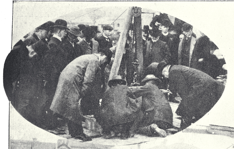 Laying the foundation stone of the Christchurch Municipal Tepid Baths by the Mayor, George Payling Laying the foundation stone of the Christchurch Municipal Tepid Baths by the Mayor, George Payling