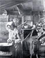 Peeling potatoes 